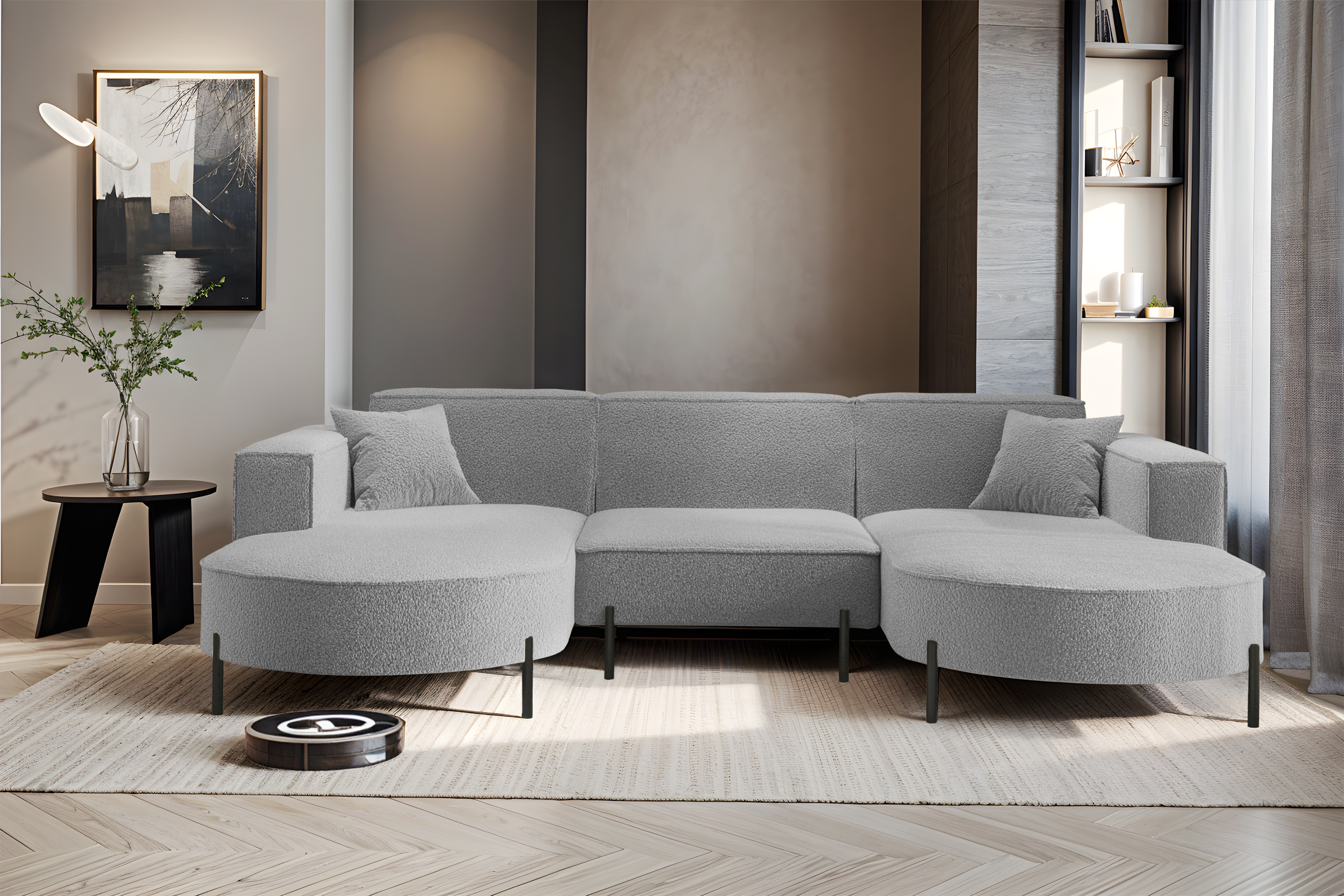 Parma U Hills Ecksofa U-Form